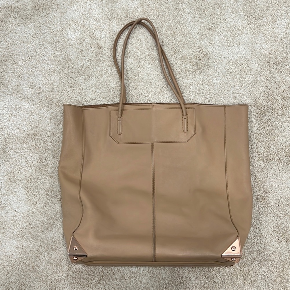 Alexander Wang prisma leather tote beige